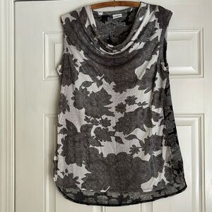 Black and White Cabi Tango Tank..Size Small